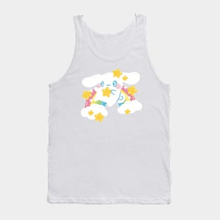 Cinnamon Roll Dog Kawaii Design Tank Top